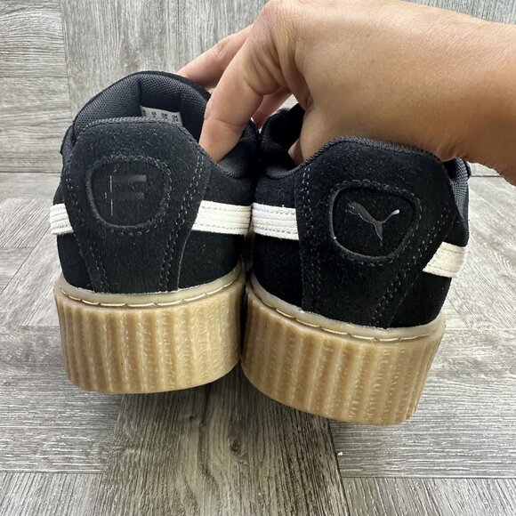 Puma Fenty Creeper Phatty Youth 6/Women's 7.5 Corduroy Black Casual Shoes - Picture 6 of 8